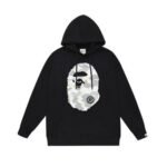 Hoodie Bape Camo Ape Head Black