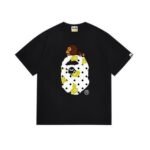 T-shirt BAPE Baby Milo Banana Ape Head Black