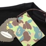 T-shirt BAPE Baby Milo Banana Ape Head Black - Image 10