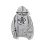 Hoodie BAPE Busy Works Logo Grey