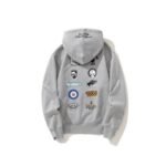 Hoodie BAPE Busy Works Logo Grey - Image 2