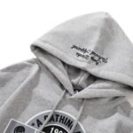 Hoodie BAPE Busy Works Logo Grey - Image 4