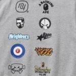 Hoodie BAPE Busy Works Logo Grey - Image 7