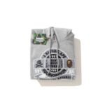 Hoodie BAPE Busy Works Logo Grey - Image 9