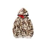 Hoodie BAPE Shark Camo OVO Red - Image 5