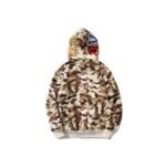 Hoodie BAPE Shark Camo OVO Red - Image 7