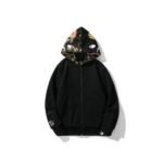 Hoodie BAPE Shark Camo OVO Black - Image 5