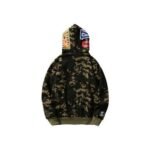 Hoodie BAPE Shark Camo OVO Black - Image 6