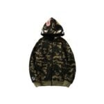 Hoodie BAPE Shark Camo OVO Black - Image 7