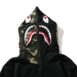 Hoodie BAPE Shark Camo OVO Black - Image 9