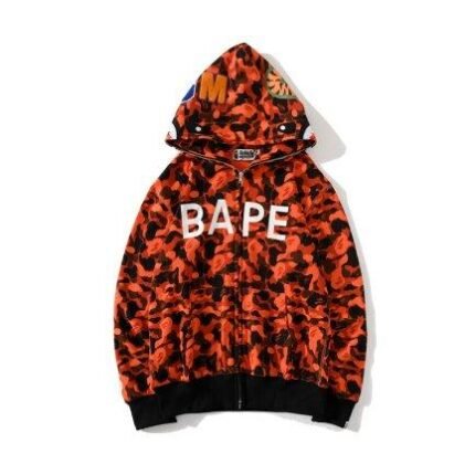 Hoodie BAPE XO Camo Red Full Zip