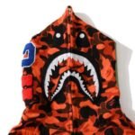 Hoodie BAPE XO Camo Red Full Zip - Image 5