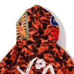 Hoodie BAPE XO Camo Red Full Zip - Image 6