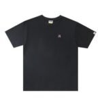 T-shirt BAPE Shark Embroidery Black