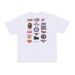 T-shirt BAPE Multi-Logo White - Image 2