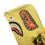 Hoodie Yellow Shark Camo Bape Full-Zip - Image 6
