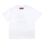 T-shirt Louis Vuitton Blue Graffiti White Logo - Image 2