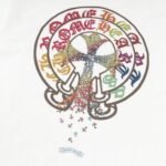 T-shirt Chrome Hearts Multicolor Cross White - Image 5