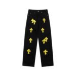 Jeans Chrome Hearts Yellow Crosses