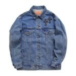 Denim Jacket Chrome Hearts Cross Patch