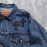 Denim Jacket Chrome Hearts Cross Patch - Image 9