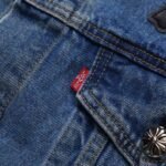 Denim Jacket Chrome Hearts Cross Patch - Image 16
