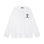 Sweatshirt Chrome Hearts Cross Print White