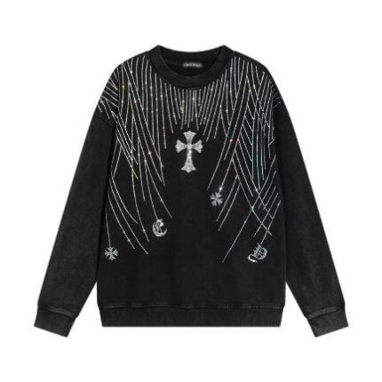 Sweatshirt Chrome Hearts Rhinestone Graphic