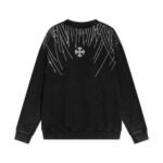 Sweatshirt Chrome Hearts Rhinestone Graphic - Image 2