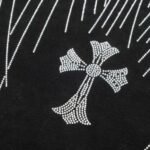 Sweatshirt Chrome Hearts Rhinestone Graphic - Image 4