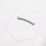T-shirt Chrome Hearts Hollywood White Logo Print - Image 3