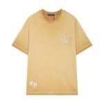 T-shirt Chrome Hearts Gold Horseshoe Logo