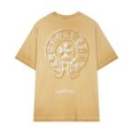 T-shirt Chrome Hearts Gold Horseshoe Logo - Image 2