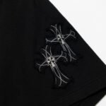 Shorts Chrome Hearts Black Cross Patch - Image 5