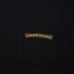 T-shirt Chrome Hearts Black Yellow Logo - Image 10