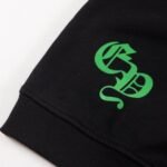 Sweatshirt Chrome Hearts Neon Green Crosses Black - Image 5