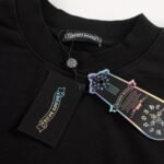 Sweatshirt Chrome Hearts Neon Green Crosses Black - Image 9