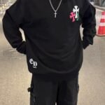 Sweatshirt Chrome Hearts Multicolor Crosses Black - Image 11