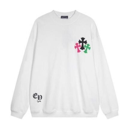 Sweatshirt Chrome Hearts Multicolor Crosses White