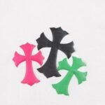 Sweatshirt Chrome Hearts Multicolor Crosses White - Image 4