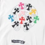 Sweatshirt Chrome Hearts Multicolor Crosses White - Image 6
