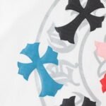 Sweatshirt Chrome Hearts Multicolor Crosses White - Image 7