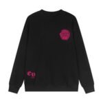 Sweatshirt Chrome Hearts Pink Horseshoe Black