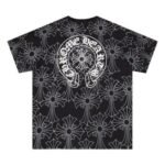 T-shirt Chrome Hearts Cross Pattern Black - Image 2