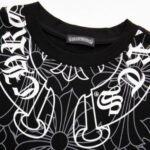 T-shirt Chrome Hearts Cross Pattern Black - Image 8