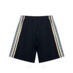 Shorts Gucci GG Stripe Trim Black - Image 2