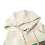 Hoodie Gucci Boutique Logo White - Image 5