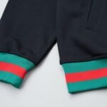 Gucci Jacket Full Zip GG Monogram Track Black - Image 5