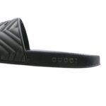 Slides Gucci GG Black Rubber Monogram - Image 2