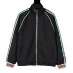 Track Jacket Gucci GG Stripes Black